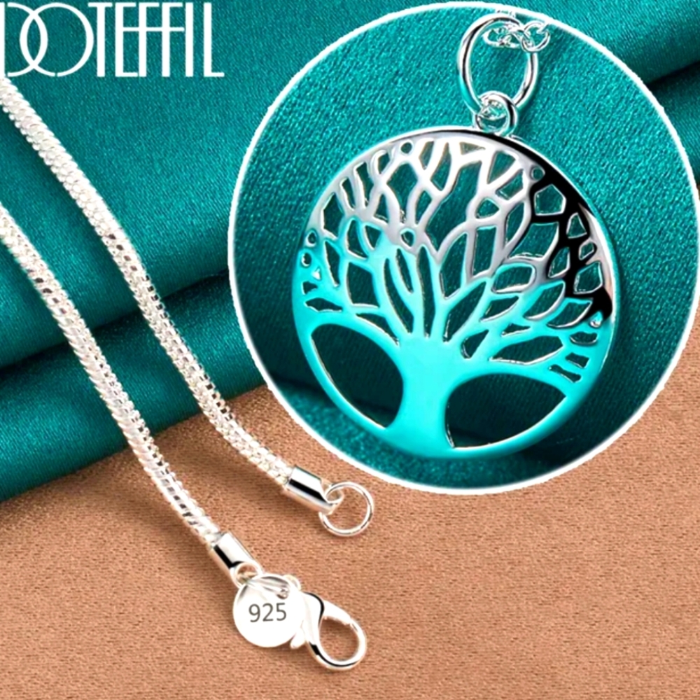 🆕Tree of Life Sterling Silver Necklace.